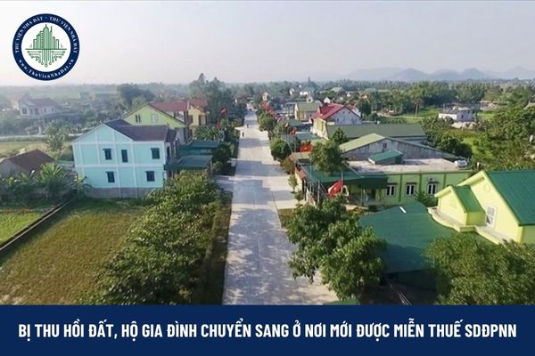 Bị thu hồi đất, hộ gia đình chuyển sang ở nơi mới có được miễn tiền thuế sử dụng đất phi nông nghiệp?