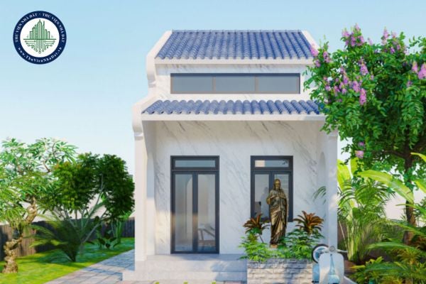 Nhà vườn cấp 4 có gác lửng tiện nghi