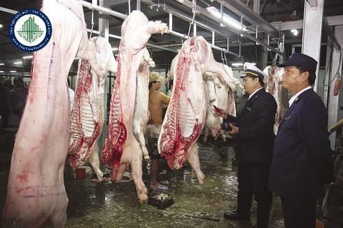 (Đóng dấu kiểm soát giết mổ ở vị trí nào là hợp lý?)