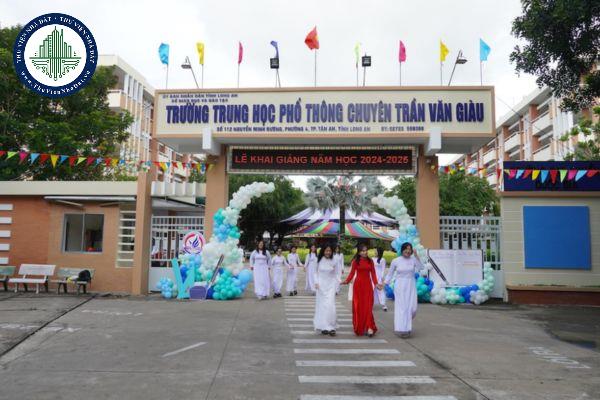 Điều kiện thành lập các trường THPT chuyên gồm những gì?