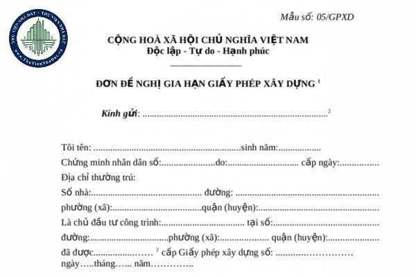 Được gia hạn giấy phép xây dựng bao nhiêu lần?