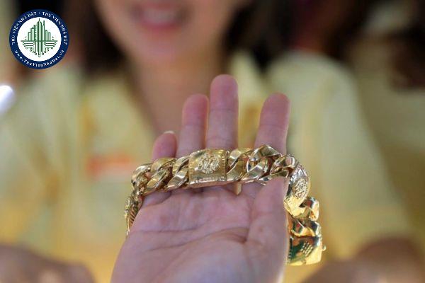 Trang sức bằng vàng có được coi là ngoại hối không?
