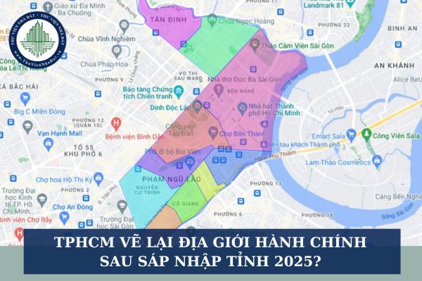 TPHCM vẽ lại địa giới hành chính sau sáp nhập tỉnh 2025?