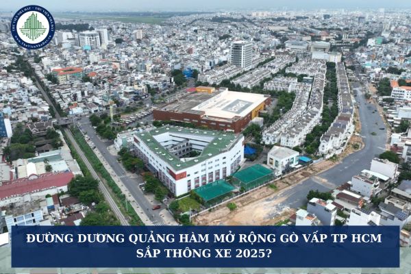 Đường Dương Quảng Hàm mở rộng Gò Vấp TP HCM sắp thông xe 2025?