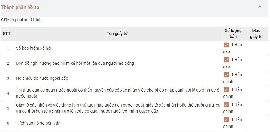 Thủ tục rút bảo hiểm xã hội 1 lần online