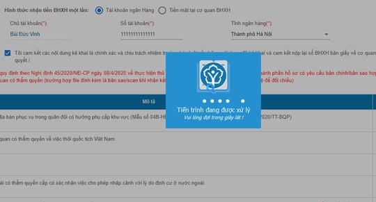 Thủ tục rút bảo hiểm xã hội 1 lần online