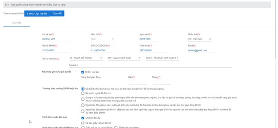 Thủ tục rút bảo hiểm xã hội 1 lần online