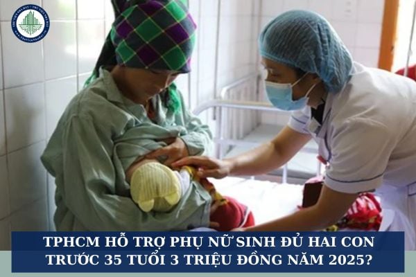 TPHCM hỗ trợ phụ nữ sinh đủ hai con trước 35 tuổi 3 triệu đồng năm 2025?