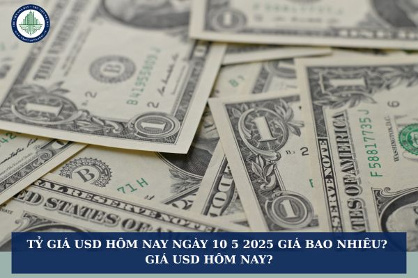 Tỷ giá USD hôm nay ngày 10 5 2025 giá bao nhiêu? Giá USD hôm nay?