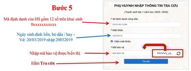 Hướng dẫn chi tiết đăng ký tuyển sinh vào cấp 2 THCS trực tuyến năm 2025