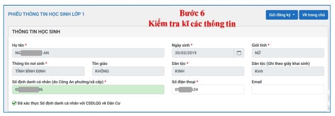 Hướng dẫn chi tiết đăng ký tuyển sinh vào cấp 2 THCS trực tuyến năm 2025