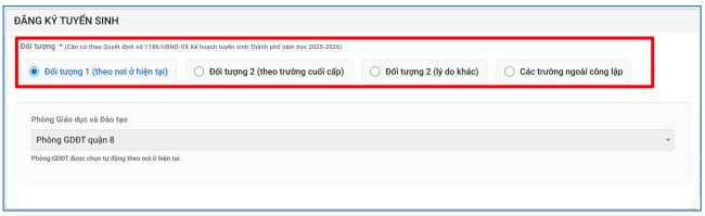 Hướng dẫn chi tiết đăng ký tuyển sinh vào cấp 2 THCS trực tuyến năm 2025