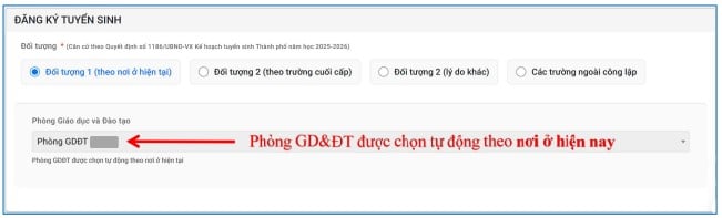 Hướng dẫn chi tiết đăng ký tuyển sinh vào cấp 2 THCS trực tuyến năm 2025