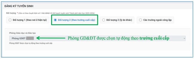 Hướng dẫn chi tiết đăng ký tuyển sinh vào cấp 2 THCS trực tuyến năm 2025