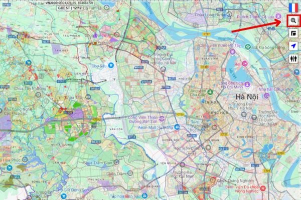 bản đồ hành chính Hà Nội