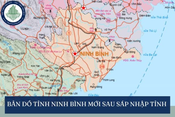 Bản đồ tỉnh Ninh Bình mới sau sáp nhập tỉnh 2025 chi tiết