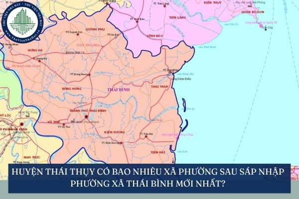 Huyện Thái Thụy có bao nhiêu xã phường sau sáp nhập phường xã Thái Bình mới nhất?