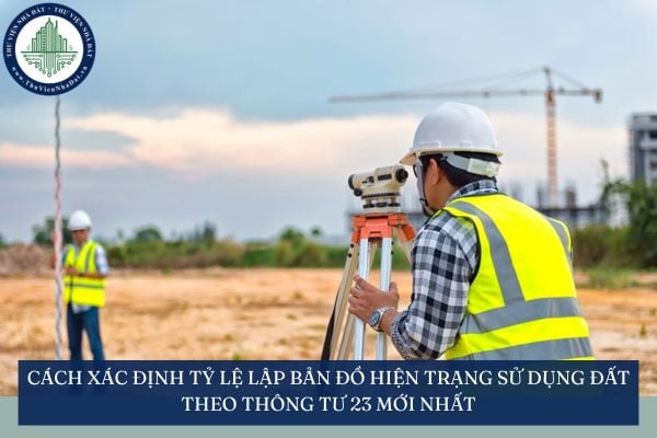 Cách xác định tỷ lệ lập bản đồ hiện trạng sử dụng đất theo Thông tư 23 mới nhất