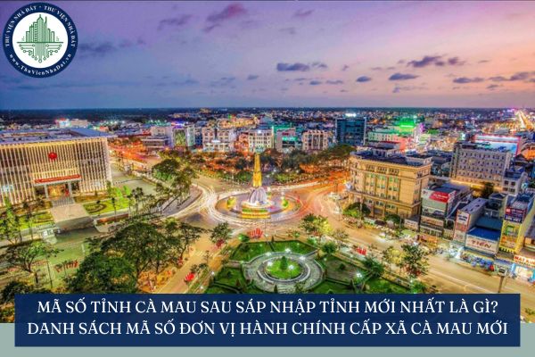 Mã số tỉnh Cà Mau sau sáp nhập tỉnh mới nhất là gì? Danh sách mã số đơn vị hành chính cấp xã Cà Mau mới