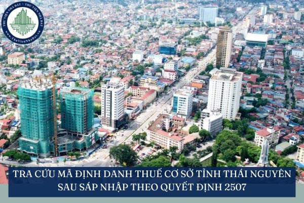 Tra cứu mã định danh thuế cơ sở tỉnh Thái Nguyên sau sáp nhập theo Quyết định 2507