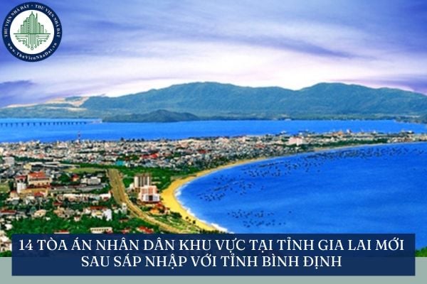 14 Tòa án nhân dân khu vực tại tỉnh Gia Lai mới sau sáp nhập với tỉnh Bình Định