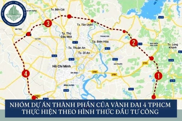 Nhóm dự án thành phần của Vành đai 4 TPHCM thực hiện theo hình thức đầu tư công