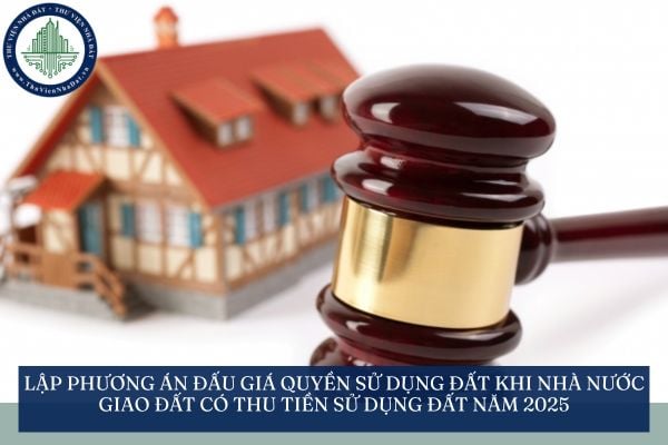 Lập phương án đấu giá quyền sử dụng đất khi Nhà nước giao đất có thu tiền sử dụng đất bổ sung năm 2025