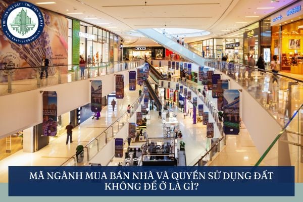 Mã ngành mua bán nhà và quyền sử dụng đất không để ở là gì?