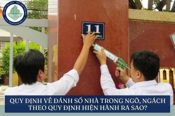Quy định về đánh số nhà trong ngõ, ngách theo quy định hiện hành ra sao?