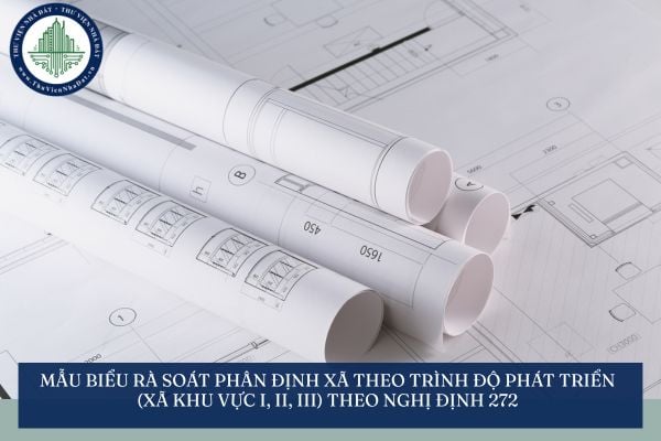 Mẫu Biểu rà soát phân định xã theo trình độ phát triển (xã khu vực I, II, III) theo Nghị định 272