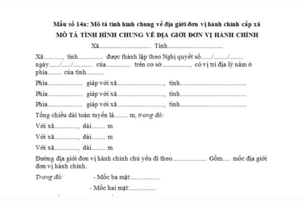 Mô tả tình hình chung về địa giới đơn vị hành chính cấp xã năm 2026