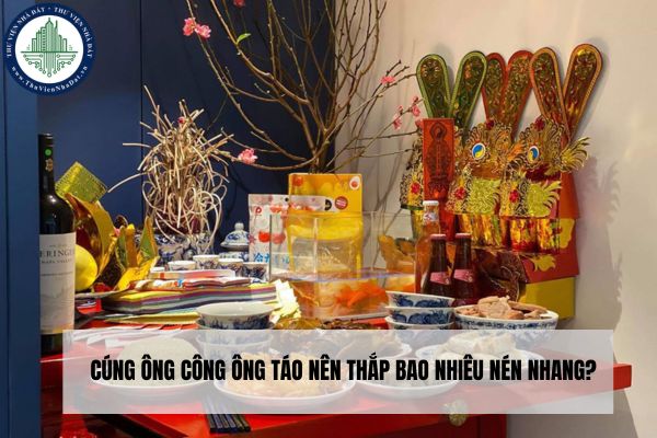 Cúng ông Công ông Táo nên thắp bao nhiêu nén nhang? 