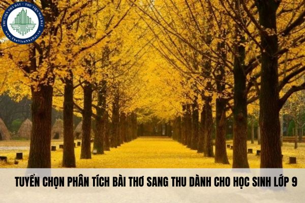 Tuyển chọn phân tích bài thơ Sang thu dành cho học sinh lớp 9