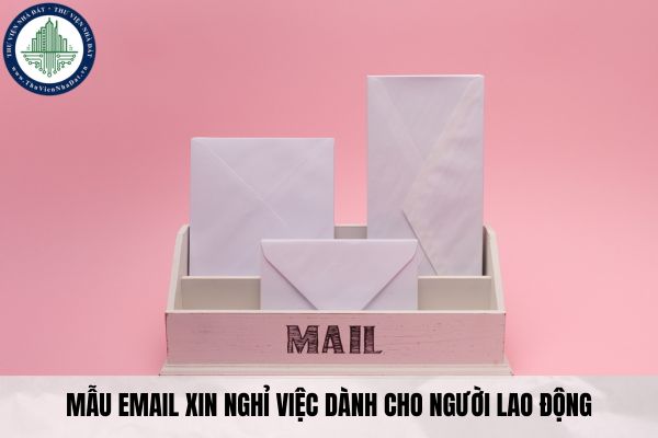 Mẫu Email xin nghỉ việc dành cho người lao động