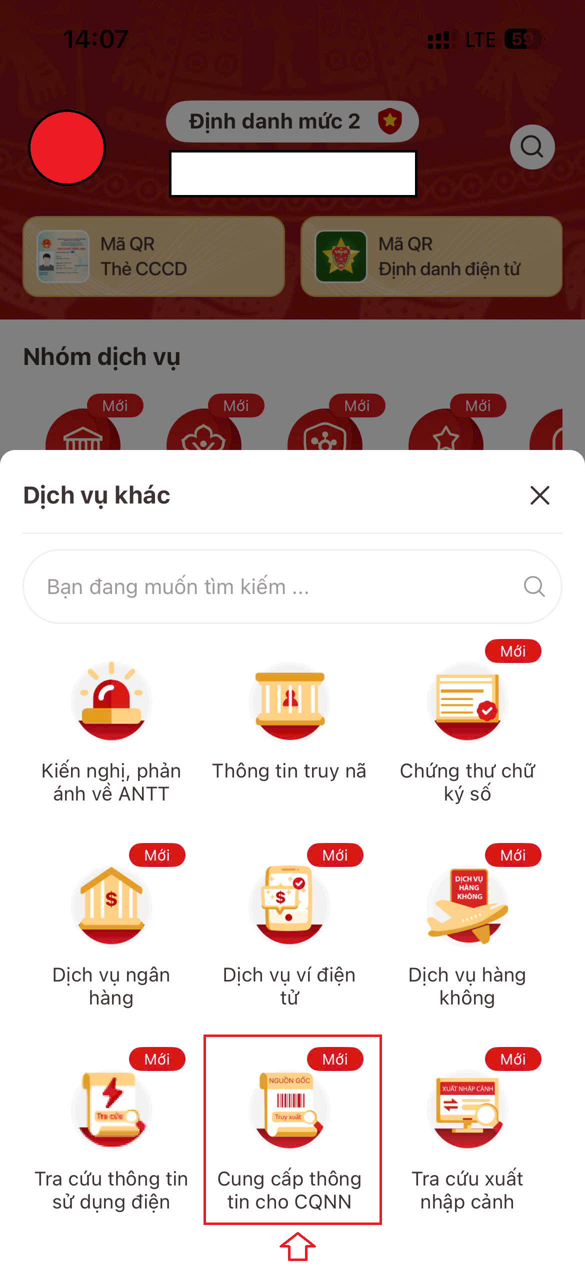 Nộp sổ đỏ trên VNeID 