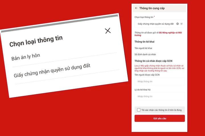 Hướng dẫn cách tích hợp sổ đỏ trên VNeID