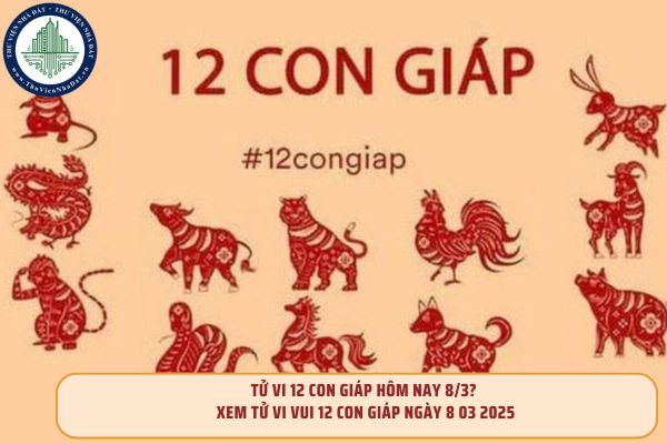 Tử vi 12 con giáp hôm nay 8/3? Xem tử vi vui 12 con giáp ngày 8 03 2025