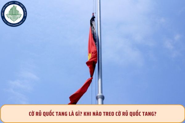 Cờ rủ Quốc tang là gì? Khi nào treo cờ rủ Quốc tang?