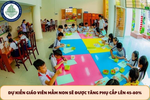 Dự kiến giáo viên mầm non sẽ được tăng phụ cấp lên 45-80%