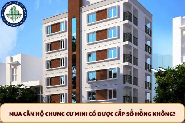 Mua căn hộ chung cư mini có được cấp sổ hồng không?