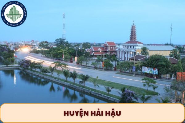 Huyện Hải Hậu sau sắp xếp đổi tên thành gì? Huyện Hải Hậu sau sắp xếp có những xã nào?