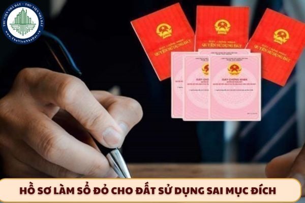 Hồ sơ làm sổ đỏ cho đất sử dụng sai mục đích đã được công nhận QSDĐ trước 1/7/2014