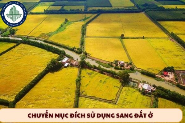 Trường hợp nào được tính lại tiền sử dụng đất khi chuyển mục đích sử dụng sang đất ở?