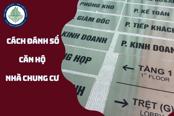 Cách đánh số căn hộ của nhà chung cư theo quy định mới nhất? (hình từ internet)