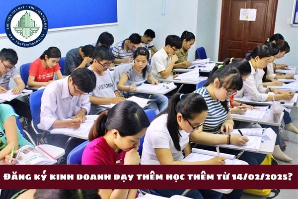 Đăng ký kinh doanh dạy thêm học thêm từ 14/02/2025? (hình từ internet)