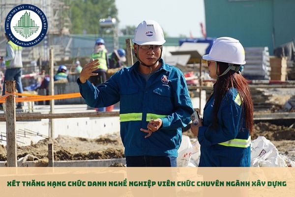 Điều kiện để xét thăng hạng chức danh nghề nghiệp viên chức chuyên ngành xây dựng hạng II lên hạng I (hình từ internet)