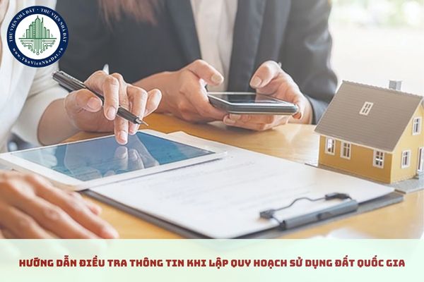 Hướng dẫn thu thập thông tin khi lập quy hoạch sử dụng đất quốc gia thế nào? (hình từ internet