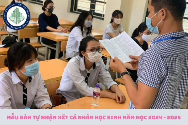 Mẫu bản tự nhận xét cá nhân học sinh năm học 2024 2025? Mẫu viết bản kiểm điểm mới nhất?