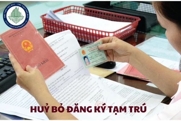 Mẫu thông báo hủy bỏ đăng ký tạm trú mới nhất 2025 được quy định như thế nào? (hình từ internet)