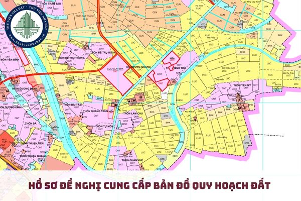 Nộp hồ sơ đề nghị cung cấp bản đồ quy hoạch đất được quy định như thế nào? (hình từ internet)